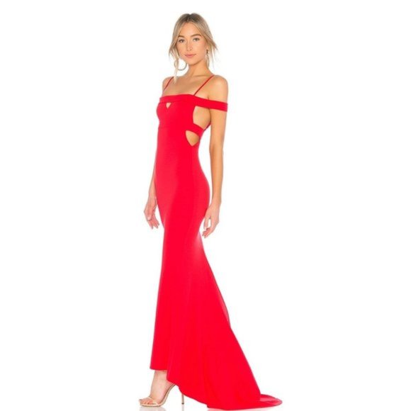 Lovers + Friends Dresses & Skirts - NWT Lovers and Friends Cece Gown Maxi Dress Red Rose Large